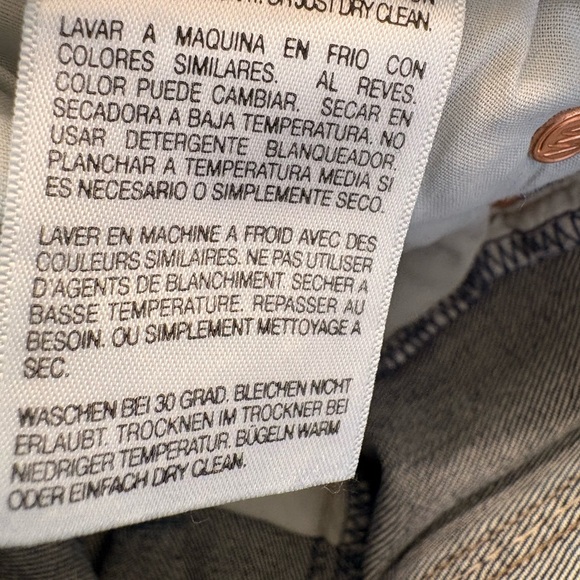 MOTHER Light Wash Distressed Stunner Ankle Step Fray Jeans Size 29 - Picture 12 of 14